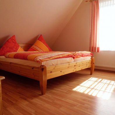 Schlafzimmer der Ferienwohnung 3 im Ferienhaus Eckeberg