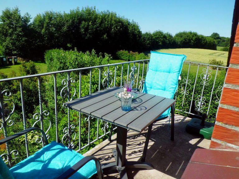 Balkon der Ferienwohnung 8 im Ferienhaus Marschal